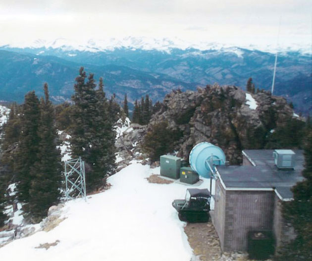 Early Squaw Mountain Transmitter